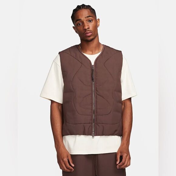 Nike Sportswear Tech Pack Therma-FIT ADV Brown Vest - Picture 1 of 15